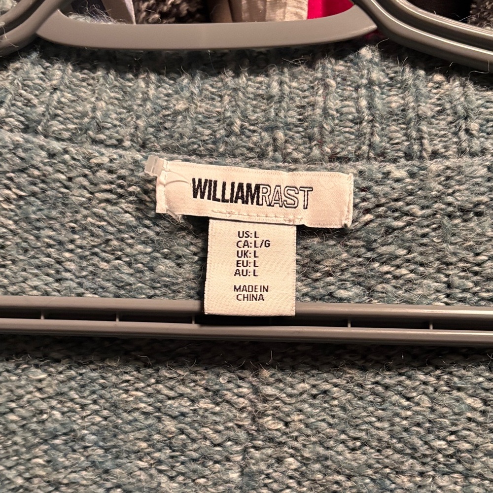 William Rast Blue Knit Women’s Sweater
